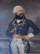 Joseph-Desire Court Adam-Philipe, comte de Custine, general-in-chief of the army of the Rhine in 1792 painting